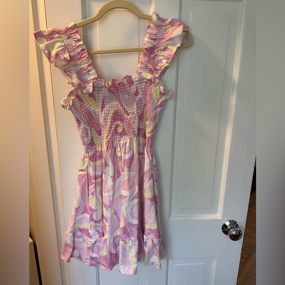 Hill House Dresses & Skirts - Hill House Elizabeth Short Nap Dress Candy Kaleidoscope Linen